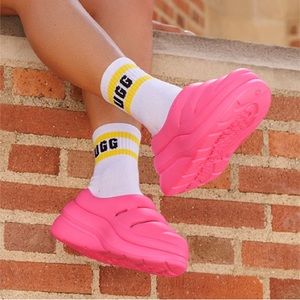UGG Sport Yeah Taffy Pink Clogs